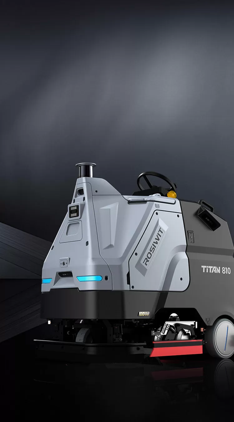 KI-angetriebener Industrie roboter wäscher