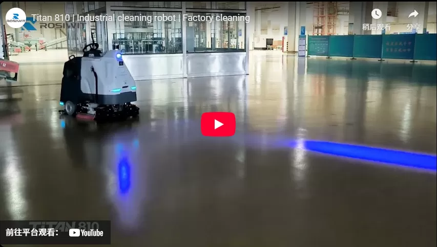 Titan 810 | Industrieller Reinigungs roboter | Fabrik reinigung