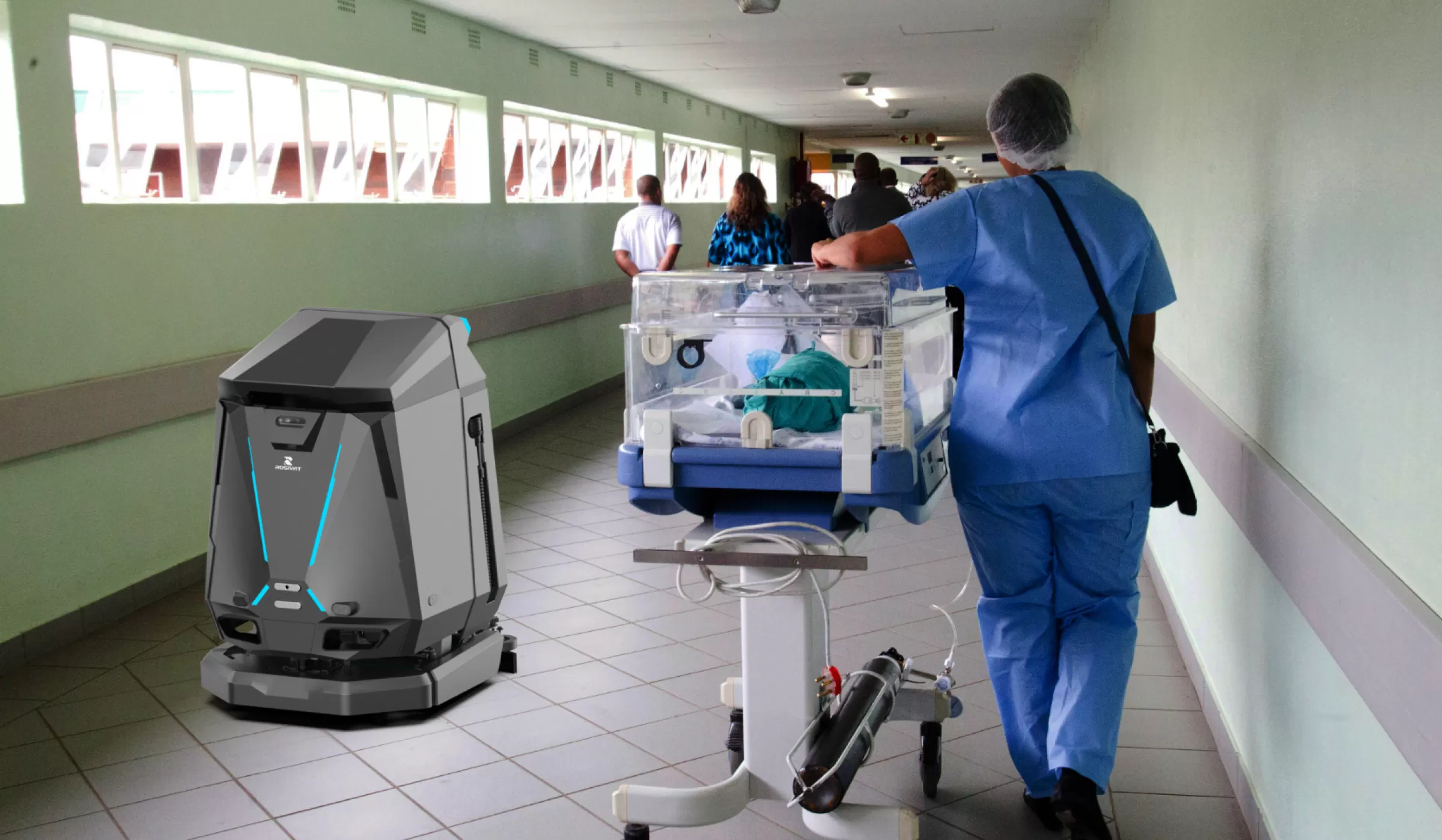 cleaning robot hospital