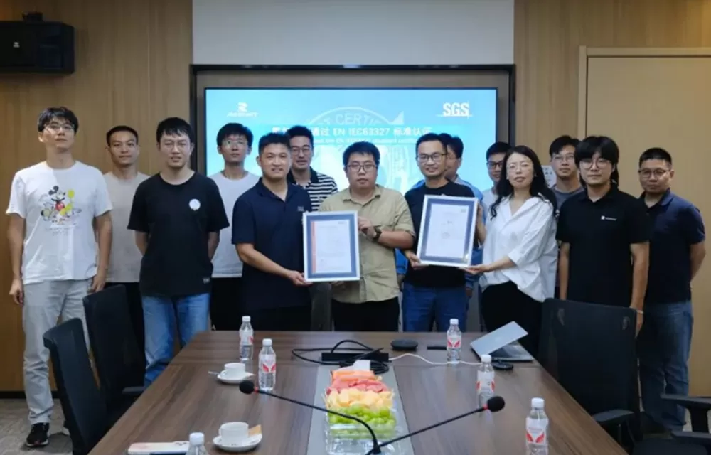 Rosiwit Cobotics erhielt von SGS den IEC63327 und beschleunigte damit die Dynamik für die Entwicklung in Übersee