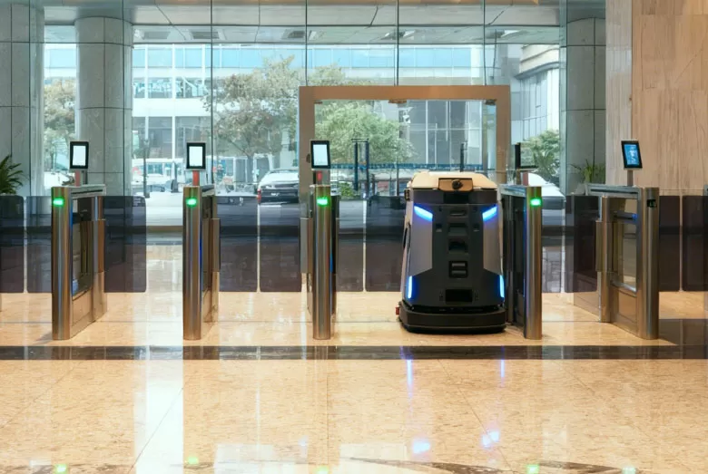 Skywalker GT Smart Linkage über Offce-Gebäude